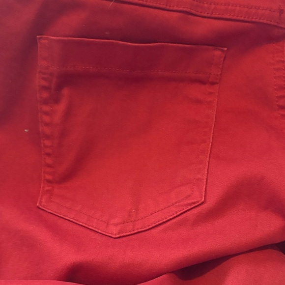 Terra & Sky High Rise Red Jeans - Picture 3 of 3